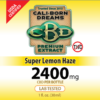Nutrition facts label for Cali-Born Dreams product, showcasing the high-quality ingredients and essential nutrients that fuel a healthy lifestyle. Learn more about our nutritious products today.